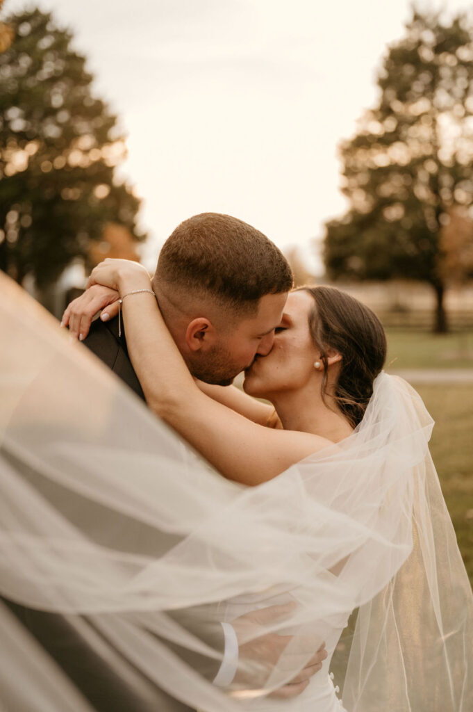 Fall Autumn theme styled luxury wedding at Venues at Langtree in Mooresville NC by Crafted Charm Wedding Planning