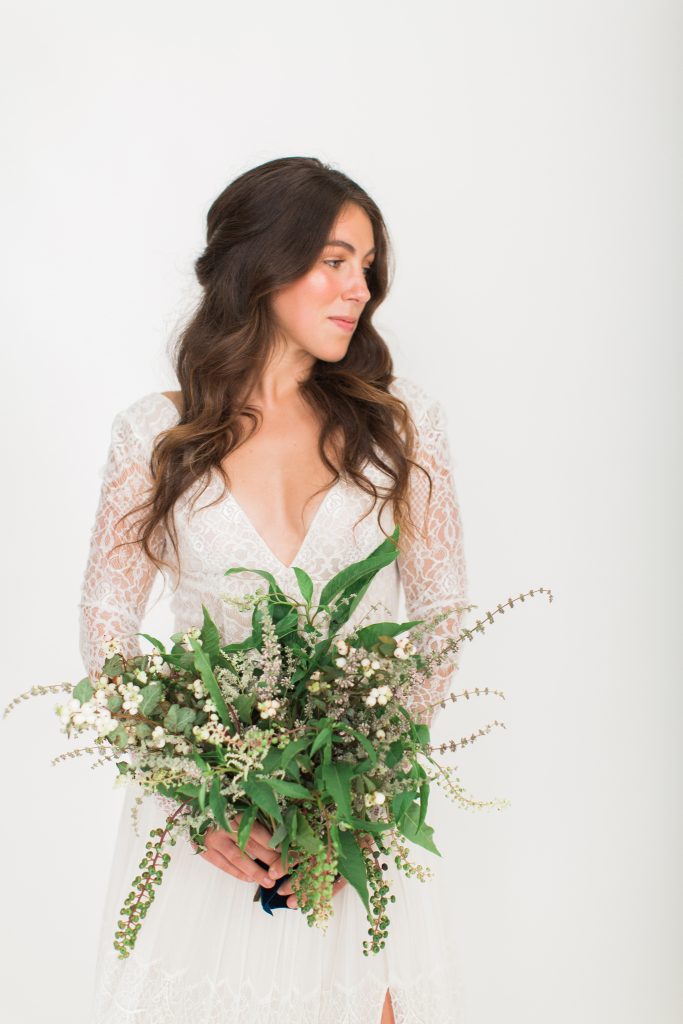vintage boho wedding dress