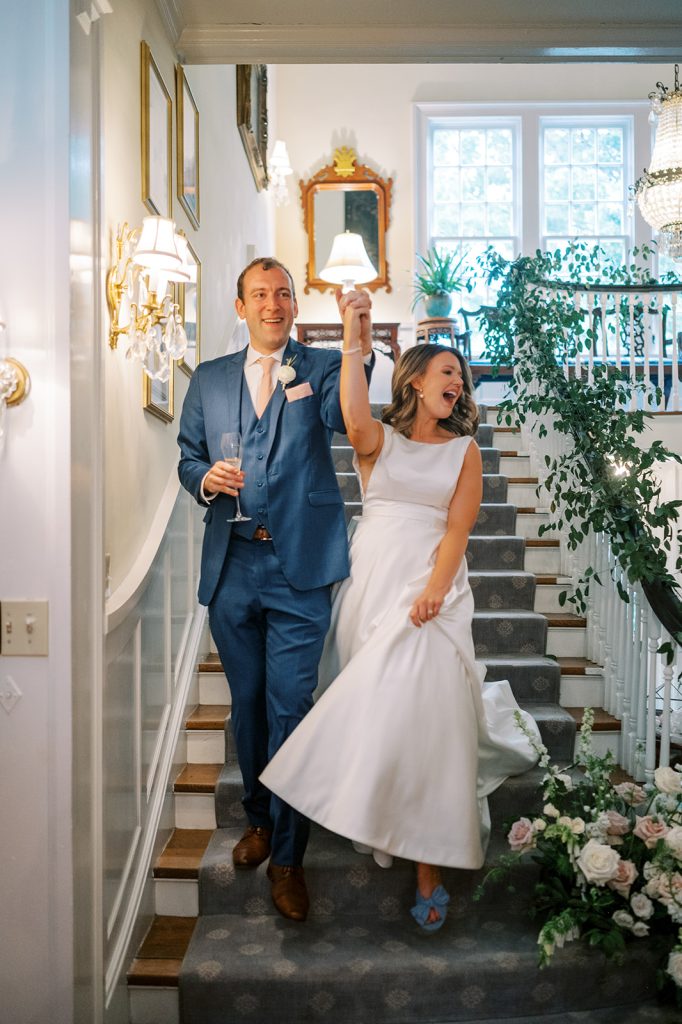 Wedding at The Morehead Inn in Charlotte NC classic style luxury wedding.