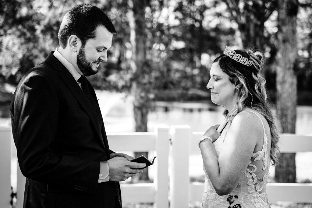 Charlotte NC Wedding at Pleasant Grove Farm by Crafted Charm Wedding Planning, Blue and Purple Wedding