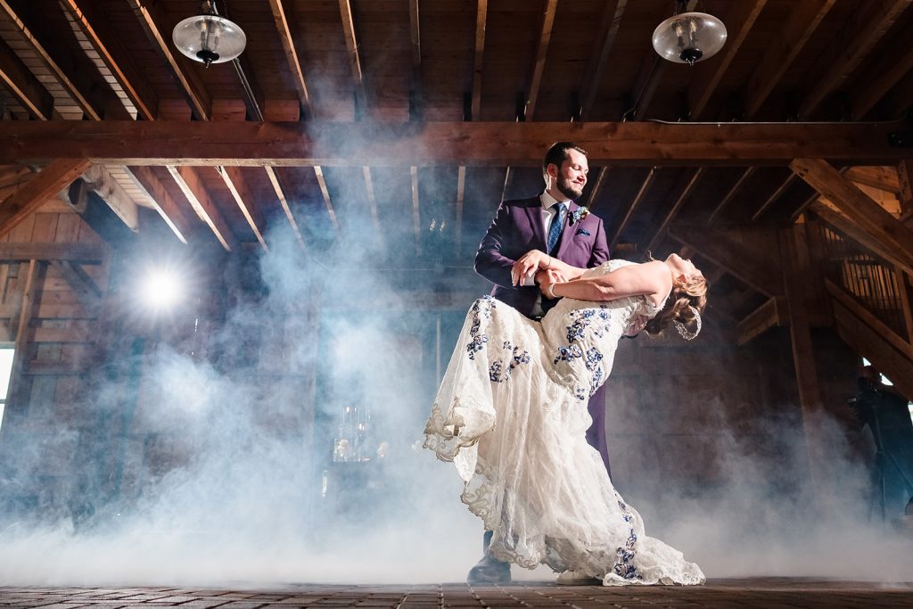 Charlotte NC Wedding at Pleasant Grove Farm by Crafted Charm Wedding Planning, Blue and Purple Wedding