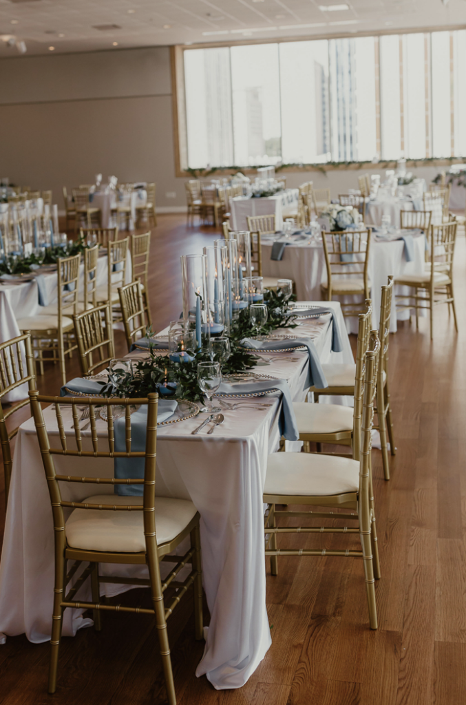 Mint Museum Uptown Charlotte Wedding North Carolina Blue and White Wedding Modern Luxury Wedding
