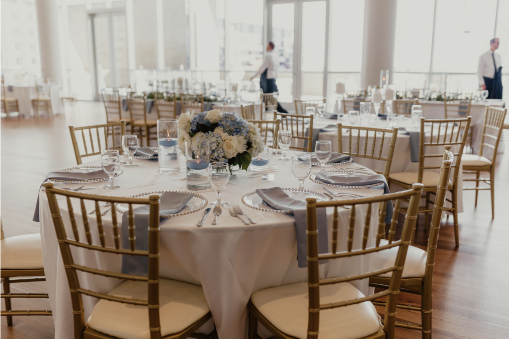 Mint Museum Uptown Charlotte Wedding North Carolina Blue and White Wedding Modern Luxury Wedding