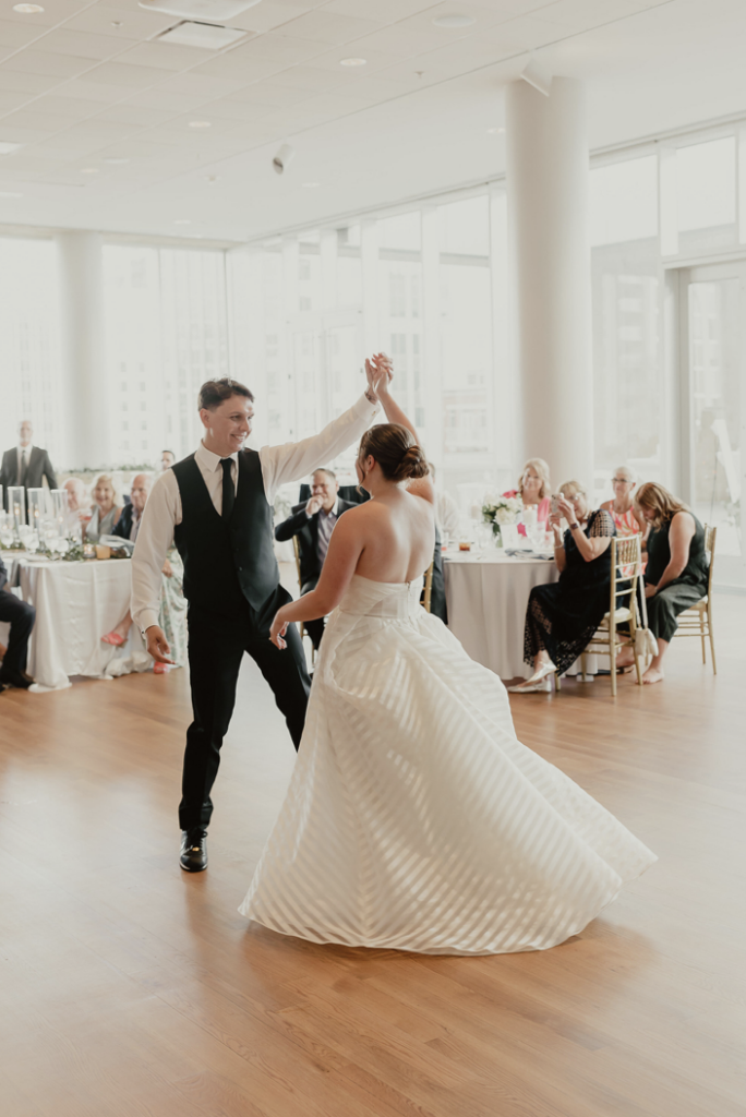 Mint Museum Uptown Charlotte Wedding North Carolina Blue and White Wedding Modern Luxury Wedding