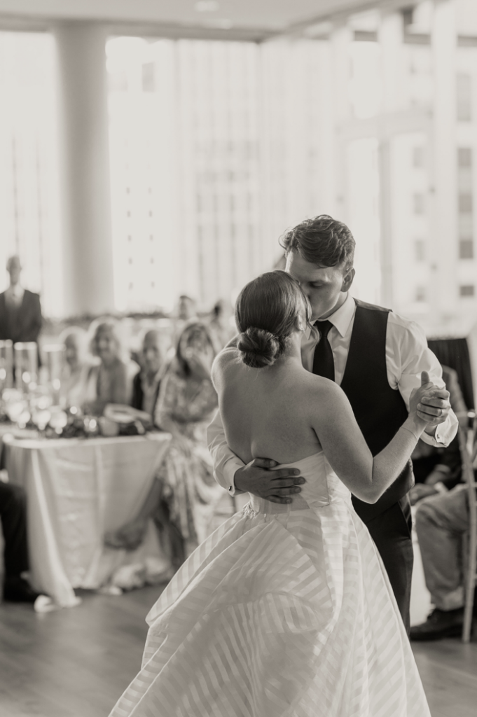 Mint Museum Uptown Charlotte Wedding North Carolina Blue and White Wedding Modern Luxury Wedding
