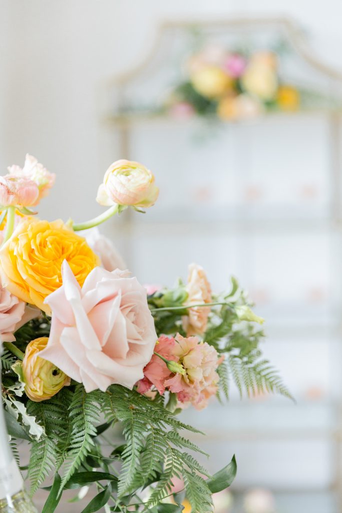 luxury modern wedding bar with signature drink