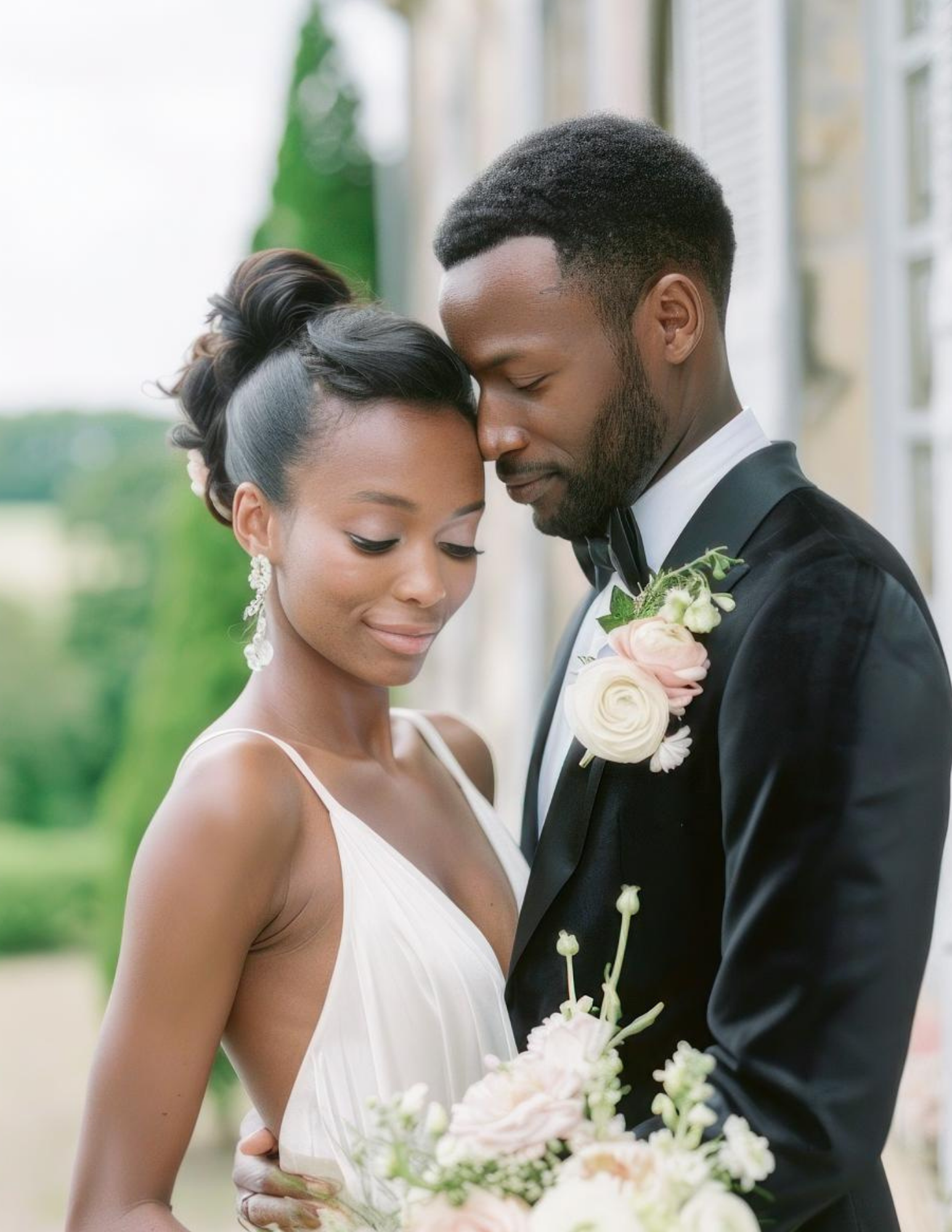 Luxury wedding venue Charlotte nc- bride and groom