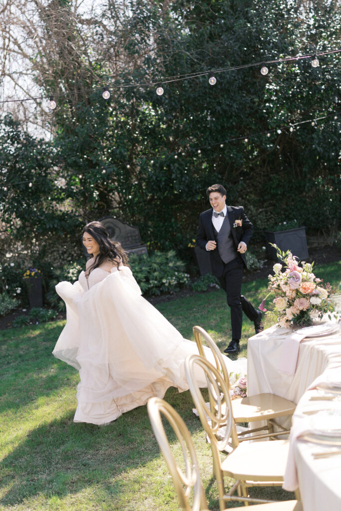 Luxury Charlotte Wedding- Separk Mansion- Southern Charlotte Wedding- Spring Luxury Garden Wedding- Bride and Groom Portraits
