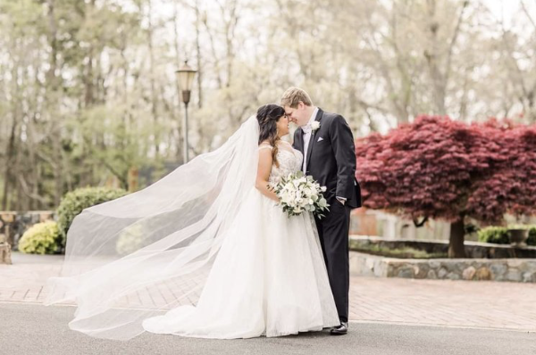 The Rafters at Historic St. Marks- Huntersville, NC- wedding venue- historic venue- bride and groom