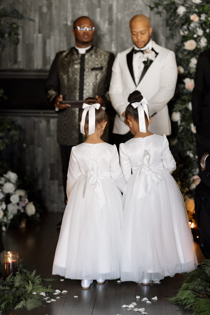 Winter Moody Wedding- Uptown Indigo- Shelby, NC Wedding- Wedding Ceremony