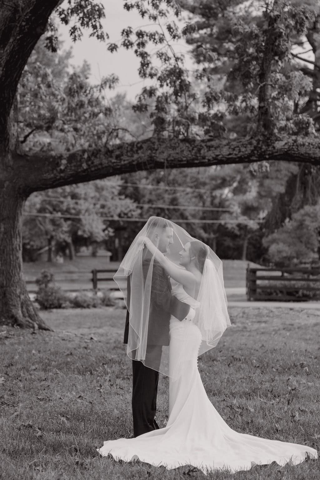 VENUES at Langtree- Mooresville Wedding- Fall Wedding- Crafted Charm Wedding Planning- Bride and Groom Portraits