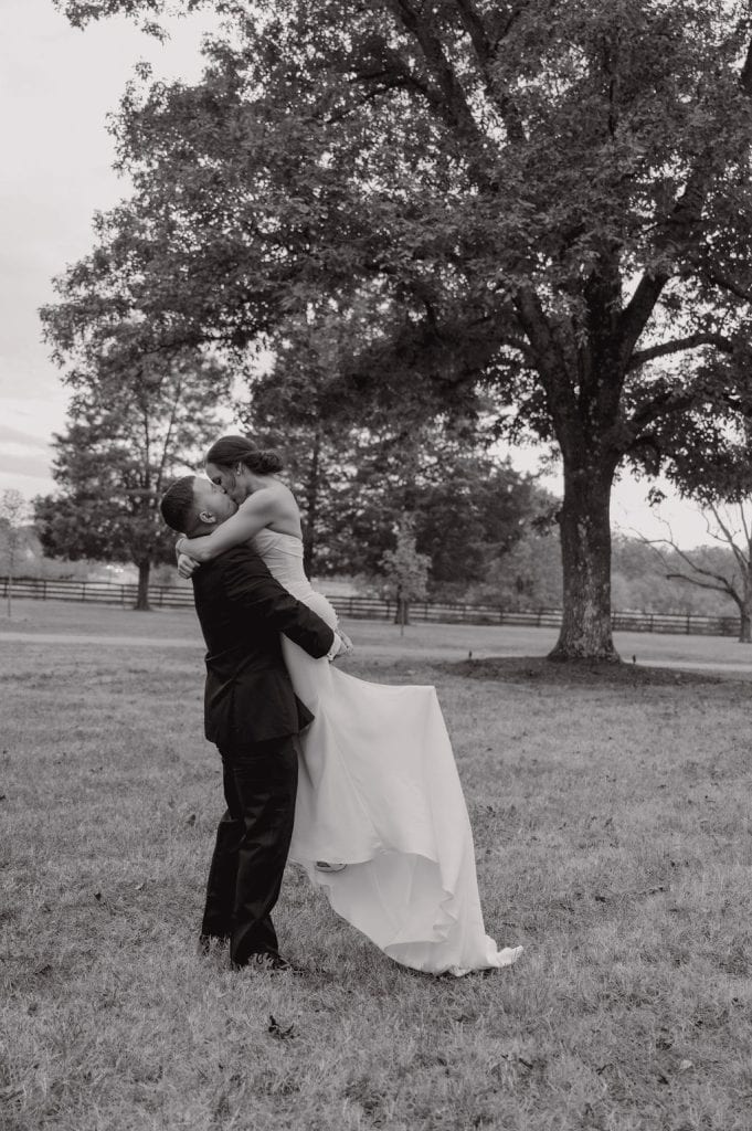 VENUES at Langtree- Mooresville Wedding- Fall Wedding- Crafted Charm Wedding Planning- Bride and Groom Portraits