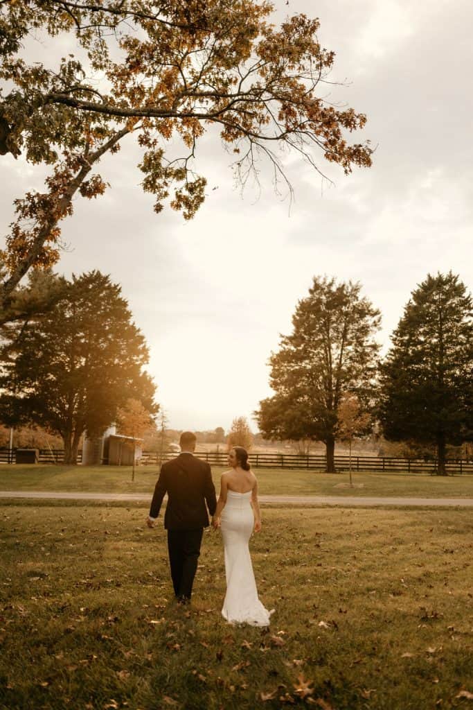VENUES at Langtree- Mooresville Wedding- Fall Wedding- Crafted Charm Wedding Planning- Bride and Groom Portraits