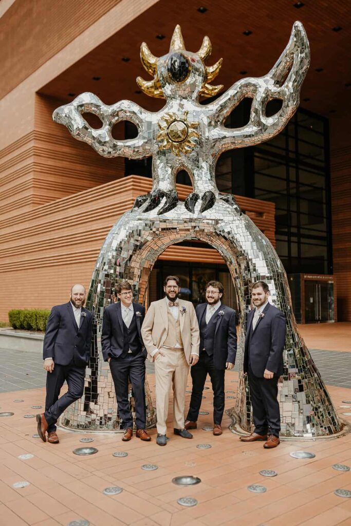 Mint Museum Uptown Charlotte Wedding by Crafted Charm