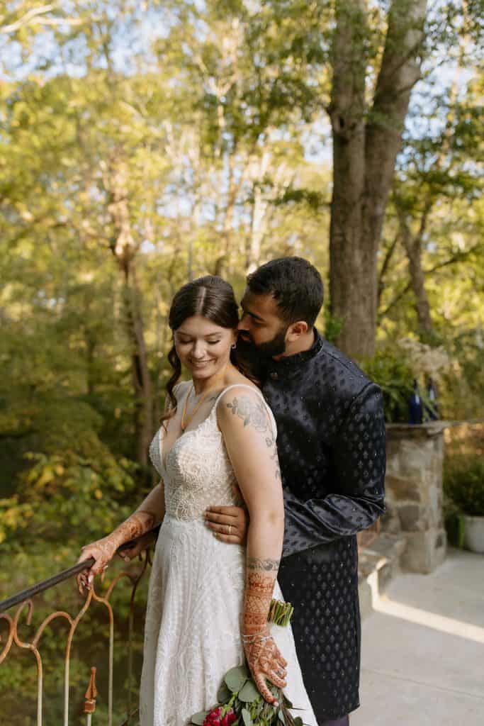 Historic Robertson Homestead Wedding- Skyler + Nabhas Fall American Indian Fusion Wedding- Studio Plaxco Photography