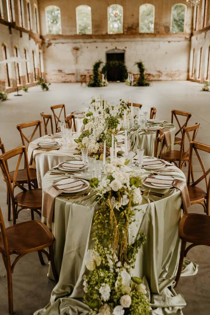 southern luxury wedding at Providence Cotton Mill