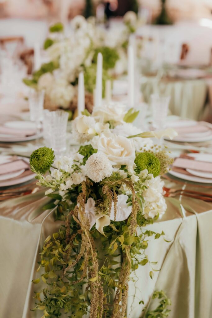 Green and White Southern Luxury Wedding at Providence Cotton Mill by Crafted Charm
