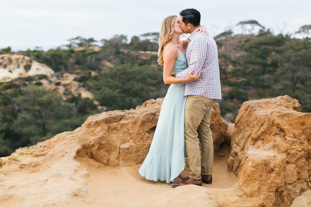 engagement photo session of couple portraits- mountains