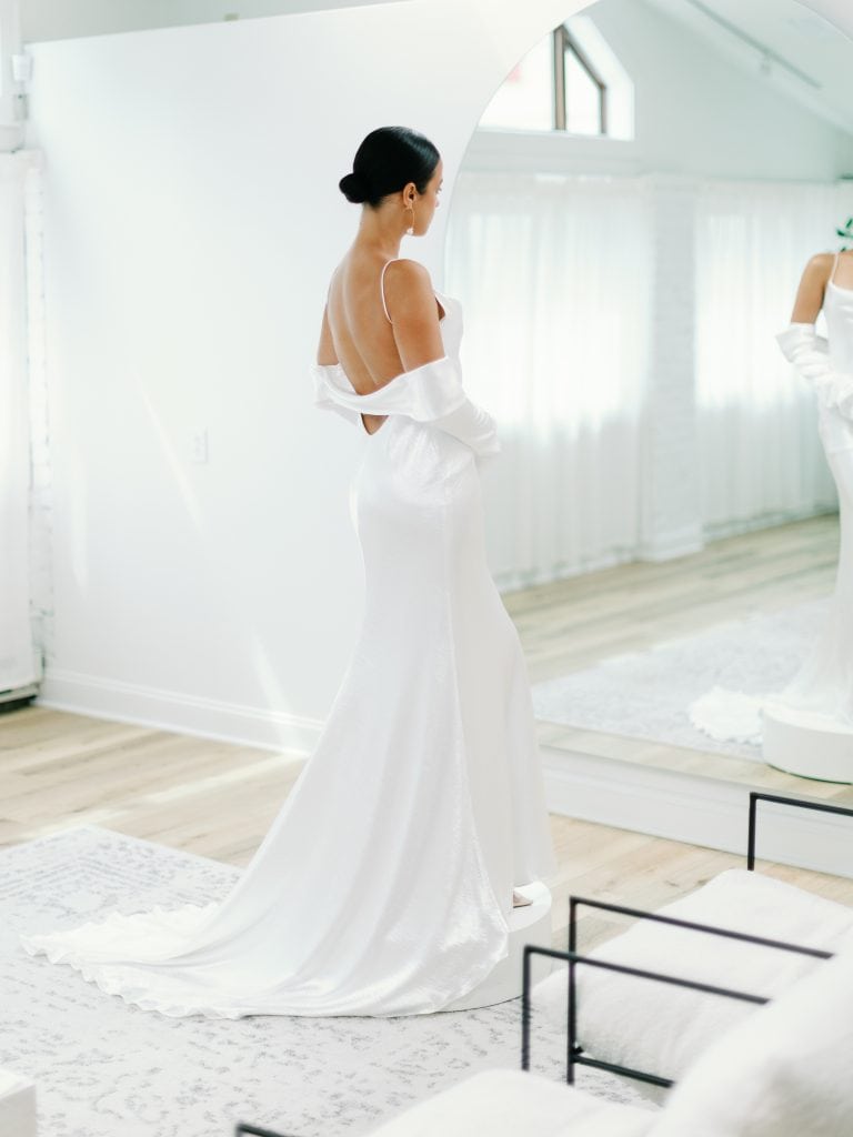 bridal gown shopping for bride searching for bridal dress and a fitting