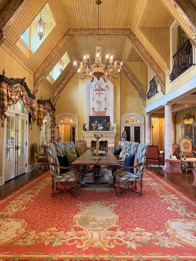 Le Chateau Du Coeur Wedding- dining parlor