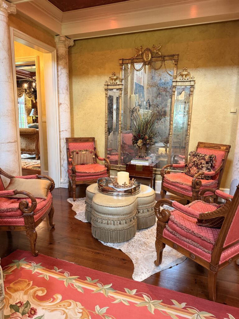 Le Chateau Du Coeur Wedding- seating lounge